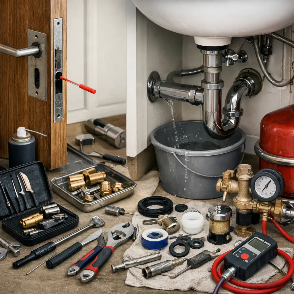 Entretien et maintenance serrurerie plomberie à Paris et Val-d'Oise